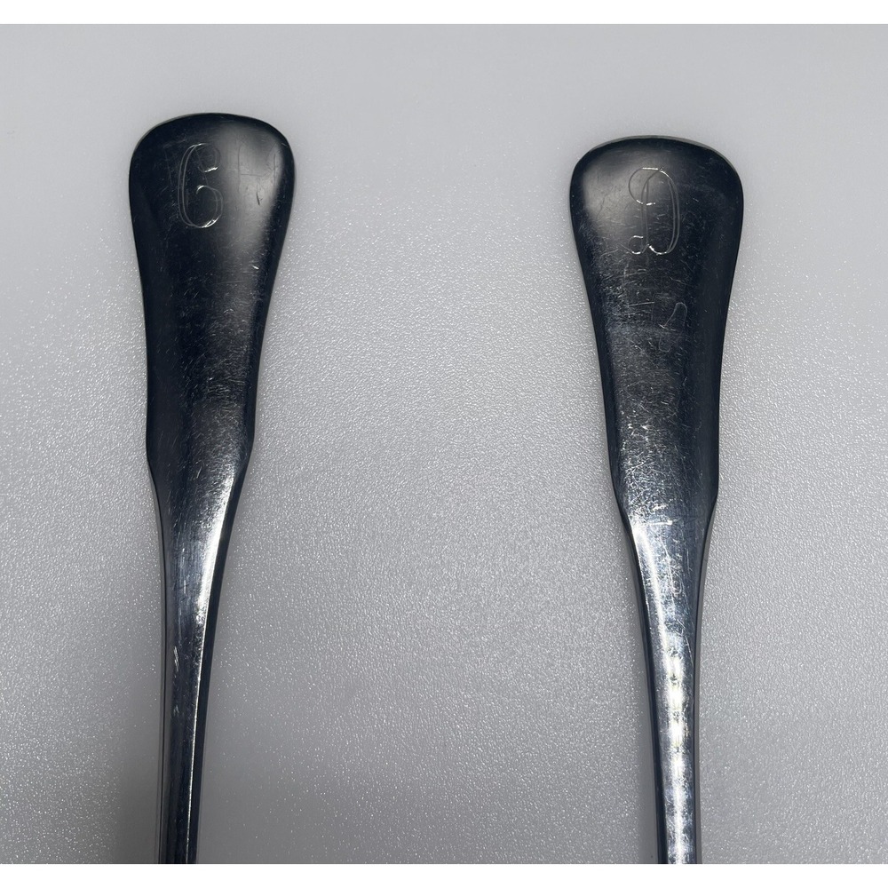 Vintage 1960s Rogers 18/0 Stainless Flatware Cutlery. 10" Serving Spoon & Spork - Picture 9 of 13